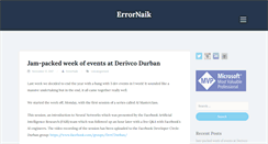 Desktop Screenshot of errornaik.com